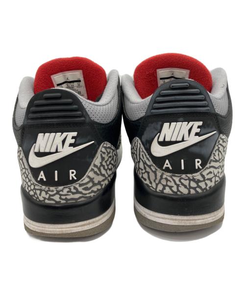 NIKE（ナイキ）NIKE (ナイキ) Air Jordan 3 Retro OG ブラック×グレー サイズ:US10の古着・服飾アイテム