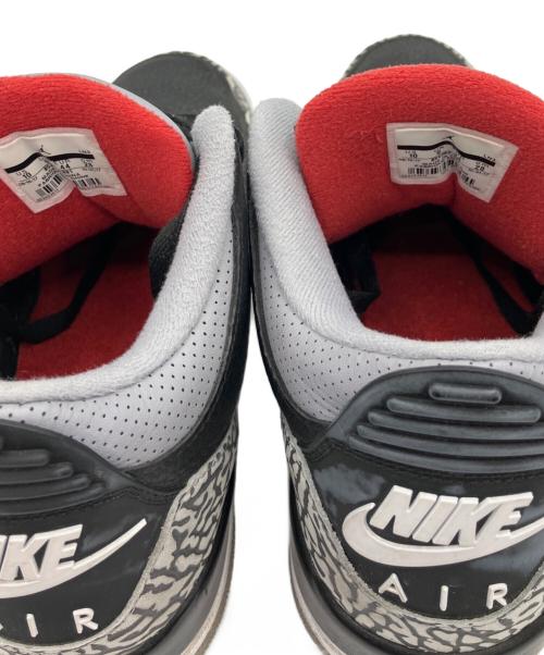 NIKE（ナイキ）NIKE (ナイキ) Air Jordan 3 Retro OG ブラック×グレー サイズ:US10の古着・服飾アイテム