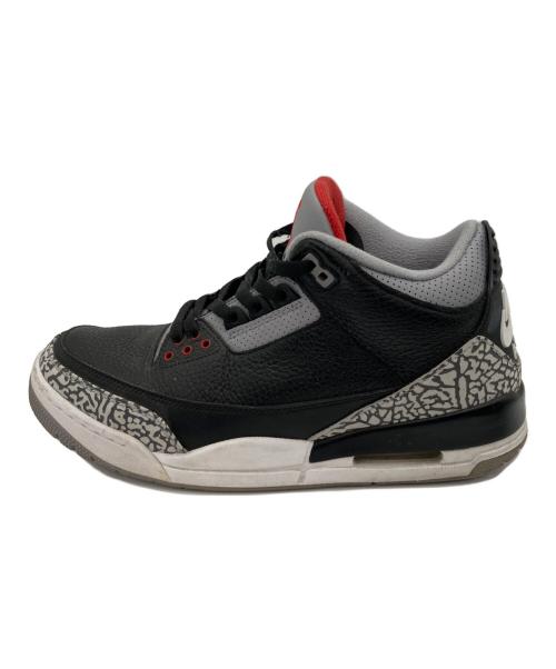 NIKE（ナイキ）NIKE (ナイキ) Air Jordan 3 Retro OG ブラック×グレー サイズ:US10の古着・服飾アイテム