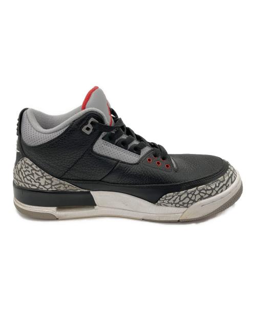 NIKE（ナイキ）NIKE (ナイキ) Air Jordan 3 Retro OG ブラック×グレー サイズ:US10の古着・服飾アイテム