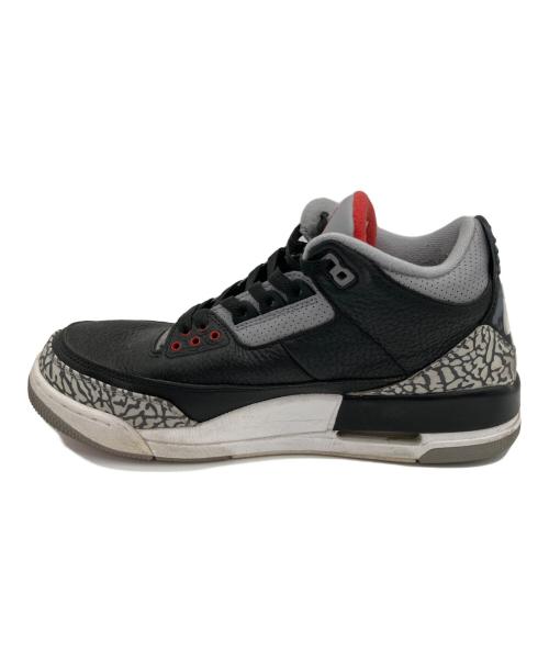 NIKE（ナイキ）NIKE (ナイキ) Air Jordan 3 Retro OG ブラック×グレー サイズ:US10の古着・服飾アイテム