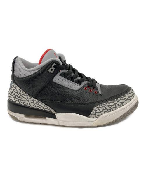NIKE（ナイキ）NIKE (ナイキ) Air Jordan 3 Retro OG ブラック×グレー サイズ:US10の古着・服飾アイテム