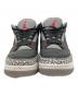 NIKE (ナイキ) Air Jordan 3 Retro OG ブラック×グレー サイズ:US10：7000円