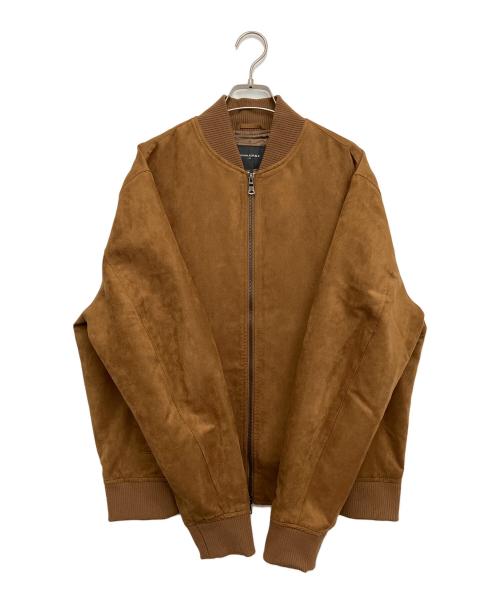 BANANA REPUBLIC（バナナリパブリック）BANANA REPUBLIC (バナナリパブリック) フェイクスウェードブルゾン ブラウン サイズ:XLの古着・服飾アイテム