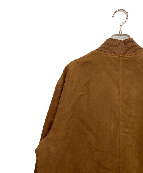 BANANA REPUBLIC（バナナリパブリック）BANANA REPUBLIC (バナナリパブリック) フェイクスウェードブルゾン ブラウン サイズ:XLの古着・服飾アイテム