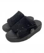 PGピージー）の古着「PG　FREE LOCK COW SUEDE DAD SHOES SANDAL　　サンダル」｜ブラック