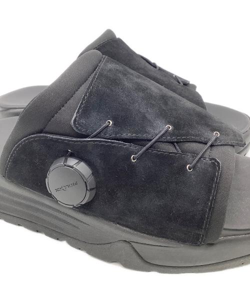 PG（ピージー）PG (ピージー) PG　FREE LOCK COW SUEDE DAD SHOES SANDAL　　サンダル ブラック サイズ:43の古着・服飾アイテム
