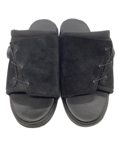 PG（ピージー）PG (ピージー) PG　FREE LOCK COW SUEDE DAD SHOES SANDAL　　サンダル ブラック サイズ:43の古着・服飾アイテム
