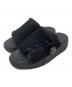 PG（ピージー）の古着「PG　FREE LOCK COW SUEDE DAD SHOES SANDAL　　サンダル」｜ブラック