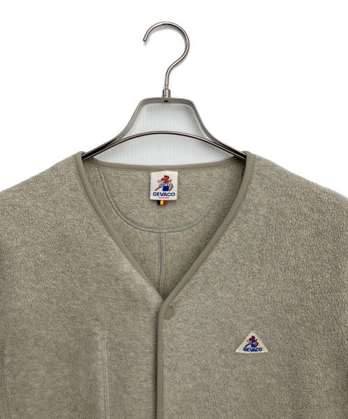 GEVACO（ゲバコ）GEVACO (ゲバコ) ノーカラーコート ベージュ サイズ:38の古着・服飾アイテム