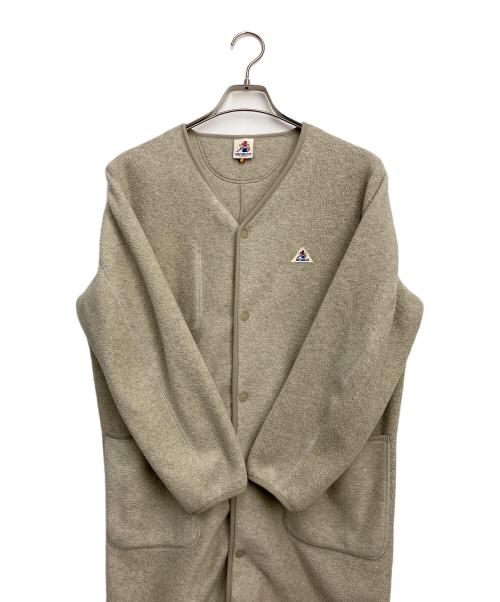 GEVACO（ゲバコ）GEVACO (ゲバコ) ノーカラーコート ベージュ サイズ:38の古着・服飾アイテム