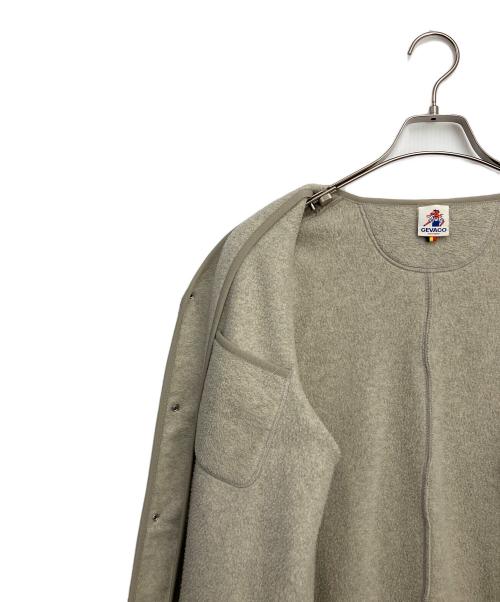 GEVACO（ゲバコ）GEVACO (ゲバコ) ノーカラーコート ベージュ サイズ:38の古着・服飾アイテム