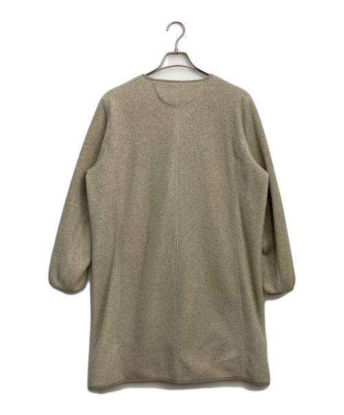 GEVACO（ゲバコ）GEVACO (ゲバコ) ノーカラーコート ベージュ サイズ:38の古着・服飾アイテム