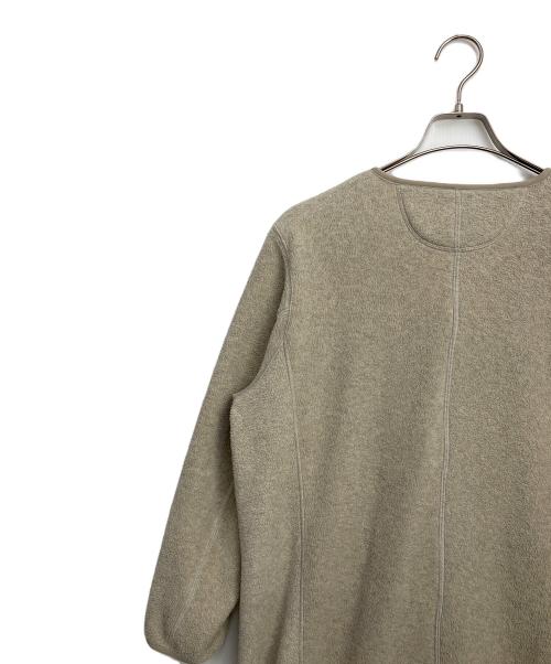 GEVACO（ゲバコ）GEVACO (ゲバコ) ノーカラーコート ベージュ サイズ:38の古着・服飾アイテム