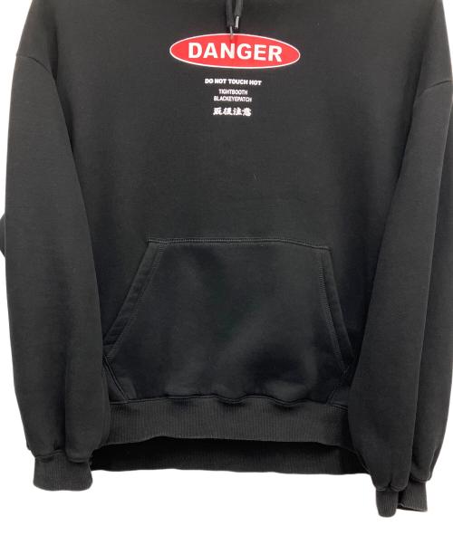 TIGHTBOOTH PRODUCTION（タイトブースプロダクション）TIGHTBOOTH PRODUCTION (タイトブースプロダクション) BlackEyePatch (ブラックアイパッチ) プルオーバーパーカー ブラック サイズ:Lの古着・服飾アイテム