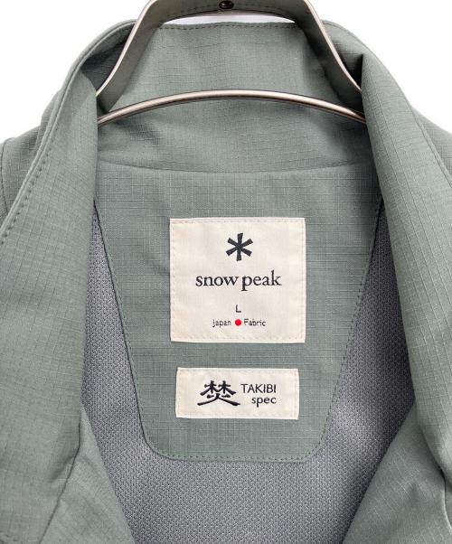 Snow peak（スノーピーク）Snow peak (スノーピーク) FR Stretch Vest グリーン サイズ:Lの古着・服飾アイテム