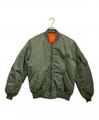 AVIREXアヴィレックス）の古着「MA-1ジャケット」｜オリーブ