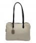 Kate Spade（ケイトスペード）の古着「ハドソンカラーブロックラージワークトートバッグ」｜ベージュ×ブラック