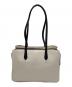 Kate Spade (ケイトスペード) ハドソンカラーブロックラージワークトートバッグ ベージュ×ブラック：20000円