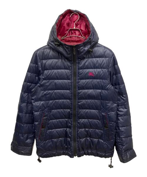BURBERRY BLACK LABEL（バーバリーブラックレーベル）BURBERRY BLACK LABEL (バーバリーブラックレーベル) リバーシブルライトダウンジャケット ネイビー×ピンク サイズ:Lの古着・服飾アイテム