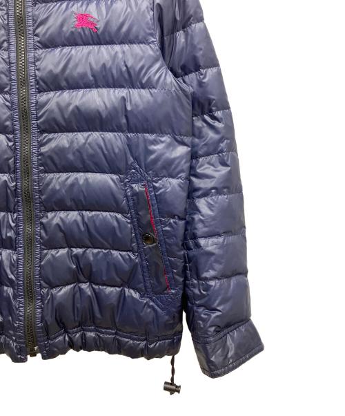 BURBERRY BLACK LABEL（バーバリーブラックレーベル）BURBERRY BLACK LABEL (バーバリーブラックレーベル) リバーシブルライトダウンジャケット ネイビー×ピンク サイズ:Lの古着・服飾アイテム