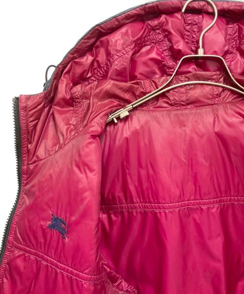 BURBERRY BLACK LABEL（バーバリーブラックレーベル）BURBERRY BLACK LABEL (バーバリーブラックレーベル) リバーシブルライトダウンジャケット ネイビー×ピンク サイズ:Lの古着・服飾アイテム