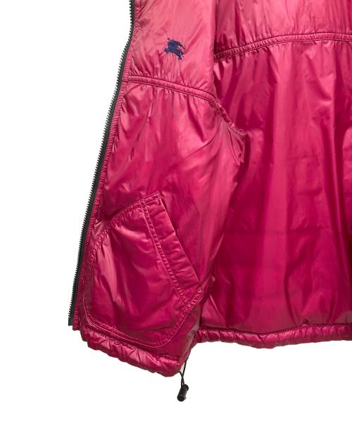 BURBERRY BLACK LABEL（バーバリーブラックレーベル）BURBERRY BLACK LABEL (バーバリーブラックレーベル) リバーシブルライトダウンジャケット ネイビー×ピンク サイズ:Lの古着・服飾アイテム
