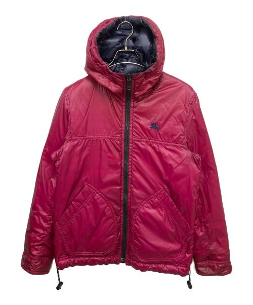 BURBERRY BLACK LABEL（バーバリーブラックレーベル）BURBERRY BLACK LABEL (バーバリーブラックレーベル) リバーシブルライトダウンジャケット ネイビー×ピンク サイズ:Lの古着・服飾アイテム