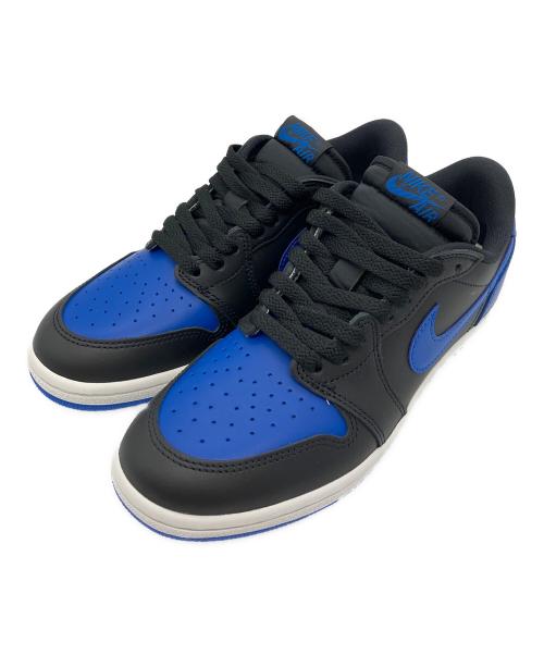 NIKE（ナイキ）NIKE (ナイキ) AIR JORDAN1 LOW ブルー×ブラック サイズ:27.5の古着・服飾アイテム