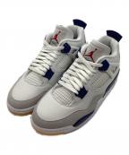 NIKEナイキ）の古着「ハイカットスニーカー」｜ホワイト×ネイビー