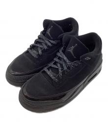 NIKE（ナイキ）の古着「AIR JORDAN3 BLACK CAT」｜ブラック×グレー