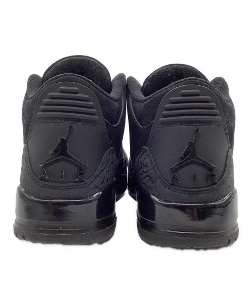 NIKE（ナイキ）NIKE (ナイキ) AIR JORDAN3 BLACK CAT ブラック×グレー サイズ:27.5cmの古着・服飾アイテム