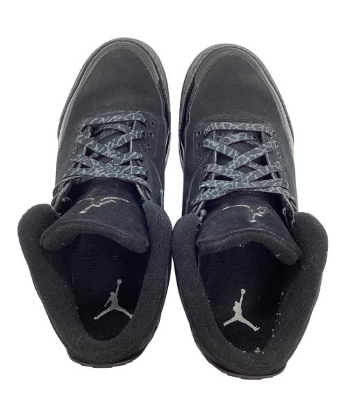 NIKE（ナイキ）NIKE (ナイキ) AIR JORDAN3 BLACK CAT ブラック×グレー サイズ:27.5cmの古着・服飾アイテム