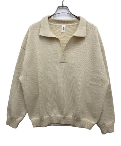 MEIAS（メイアス）MEIAS (メイアス) LILY CO/PE SKIPPER PULL OVER / CSKPO アイボリー サイズ:ＸＬ　の古着・服飾アイテム