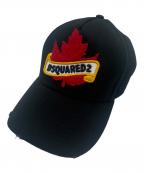 DSQUARED2ディースクエアード）の古着「キャップ」｜ブラック