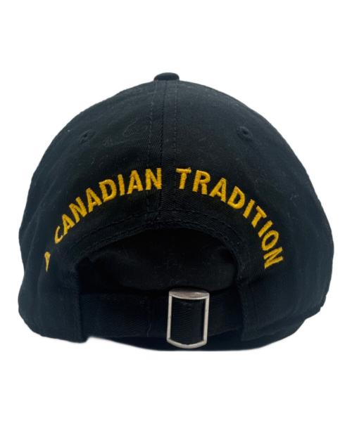 DSQUARED2（ディースクエアード）DSQUARED2 (ディースクエアード) キャップ ブラックの古着・服飾アイテム