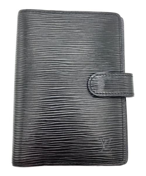 LOUIS VUITTON（ルイ ヴィトン）LOUIS VUITTON (ルイ ヴィトン) 手帳カバー ブラックの古着・服飾アイテム