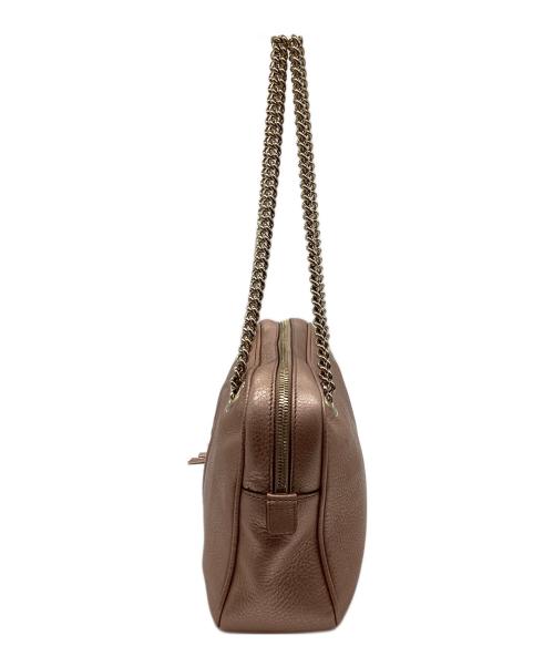 GUCCI（グッチ）GUCCI (グッチ) チェーンショルダーバッグ ピンクの古着・服飾アイテム