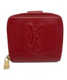 Yves Saint Laurent（イヴサンローラン）の古着「2つ折り財布」｜レッド