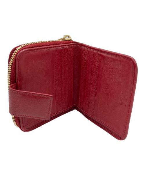 Yves Saint Laurent（イヴサンローラン）Yves Saint Laurent (イヴサンローラン) 2つ折り財布 レッドの古着・服飾アイテム