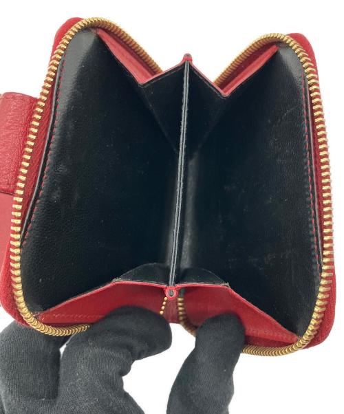 Yves Saint Laurent（イヴサンローラン）Yves Saint Laurent (イヴサンローラン) 2つ折り財布 レッドの古着・服飾アイテム