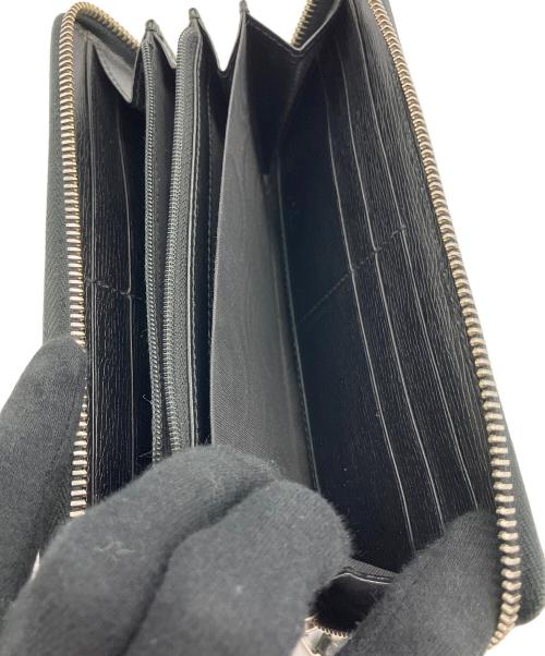 GUCCI（グッチ）GUCCI (グッチ) ラウンドファスナー長財布 ブラックの古着・服飾アイテム