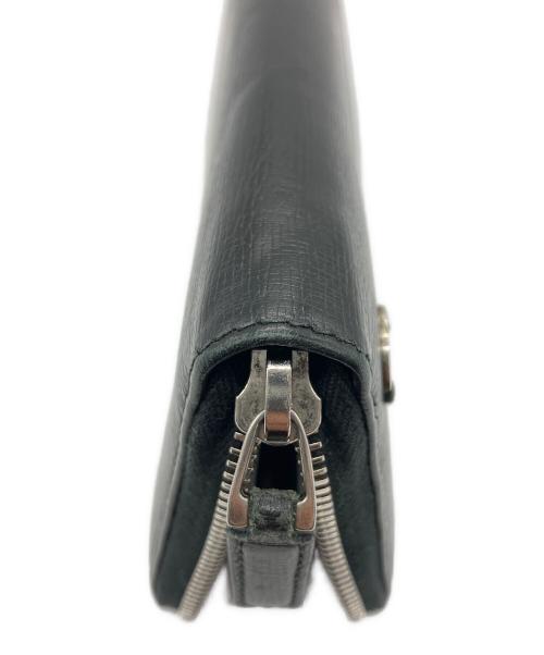 GUCCI（グッチ）GUCCI (グッチ) ラウンドファスナー長財布 ブラックの古着・服飾アイテム