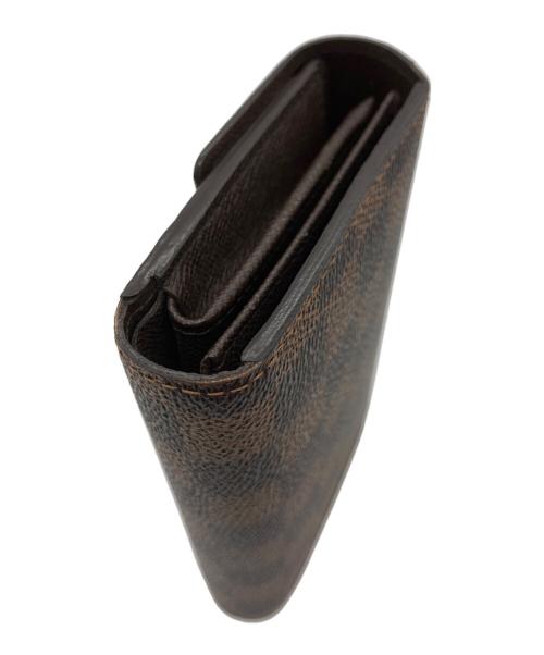 LOUIS VUITTON（ルイ ヴィトン）LOUIS VUITTON (ルイ ヴィトン) 3つ折り財布 ダミエ ポルトフォイユ・アレクサンドラ ブラウンの古着・服飾アイテム