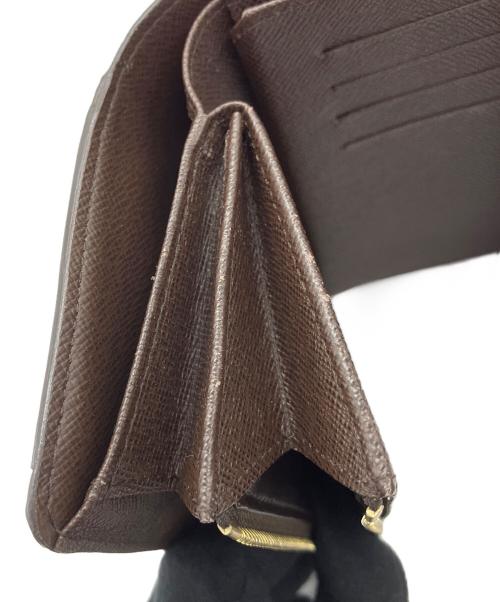 LOUIS VUITTON（ルイ ヴィトン）LOUIS VUITTON (ルイ ヴィトン) 3つ折り財布 ダミエ ポルトフォイユ・アレクサンドラ ブラウンの古着・服飾アイテム