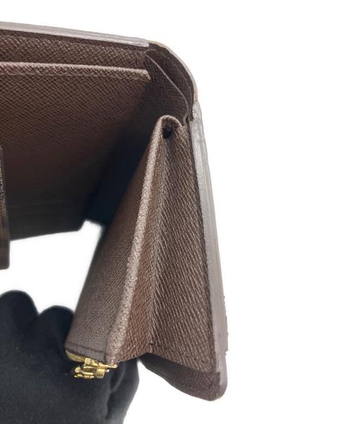 LOUIS VUITTON（ルイ ヴィトン）LOUIS VUITTON (ルイ ヴィトン) 3つ折り財布 ダミエ ポルトフォイユ・アレクサンドラ ブラウンの古着・服飾アイテム