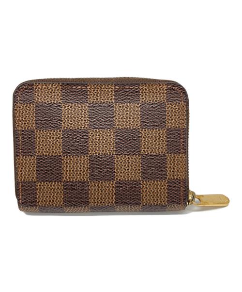 LOUIS VUITTON（ルイ ヴィトン）LOUIS VUITTON (ルイ ヴィトン) コインケース　ダミエ･エベヌ　ジッピーコインパース ブラウンの古着・服飾アイテム