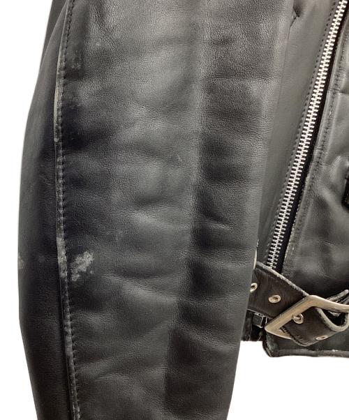 Schott（ショット）Schott (ショット) レザーライダースジャケット ブラック サイズ:38の古着・服飾アイテム