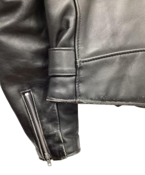 Schott（ショット）Schott (ショット) レザーライダースジャケット ブラック サイズ:38の古着・服飾アイテム