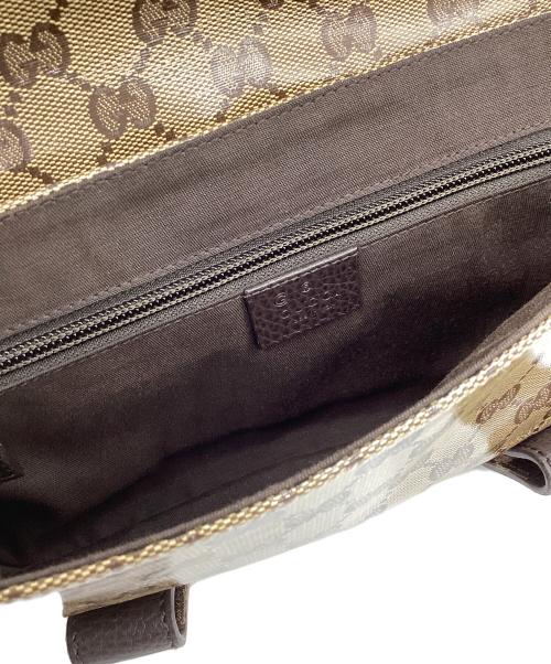 GUCCI（グッチ）GUCCI (グッチ) GGクリスタル　ボディバッグ ブラウンの古着・服飾アイテム